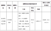 淮北师范大学2023年附属实验中学物理教师招聘（人事代理）考核公告